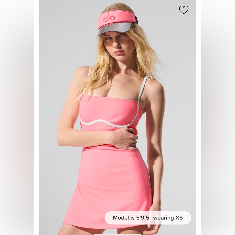 🩷ALO Yoga🩷Airbrush Streamlined Dress - Bubblegum - Picture 2 of 9